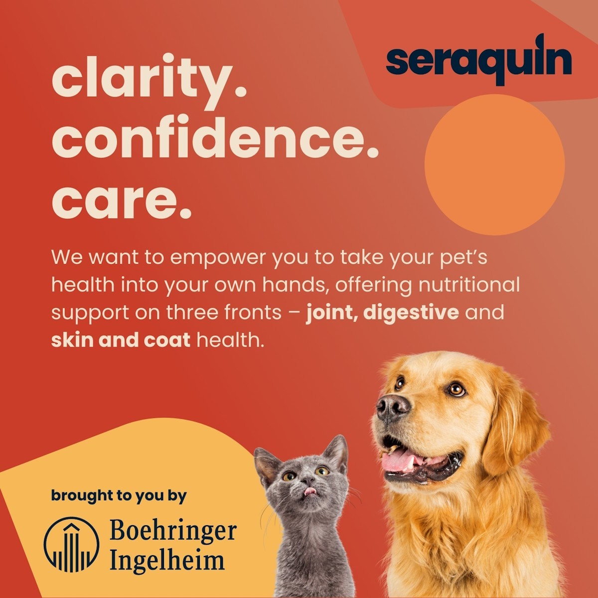 Seraquin Skin & Coat for Cats & Dogs 95ml (Pump Bottle)