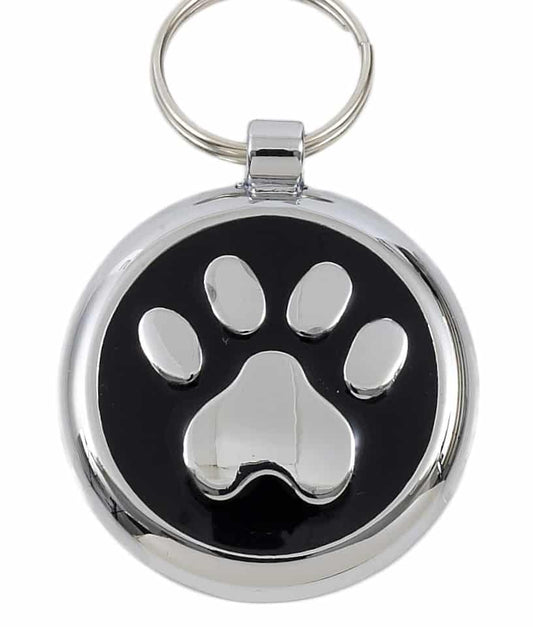Tagiffany Luxury Pet ID Tag - Smartie - Paw Print