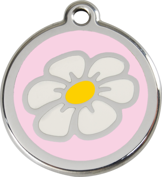 Red Dingo Enamel Dog Tag - Daisy