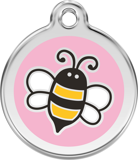 Red Dingo Enamel Dog Tag - Bumblebee