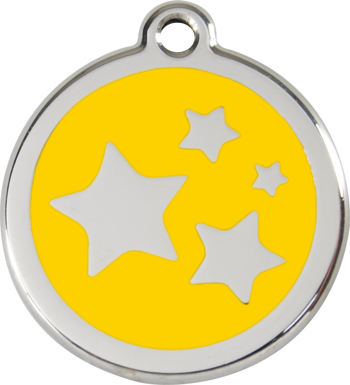 Red Dingo Enamel Dog Tag - Stars