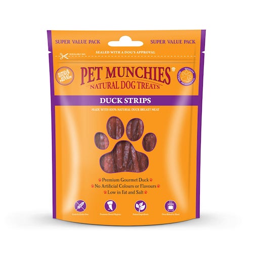 Pet Munchies Duck Strips Dog Treats