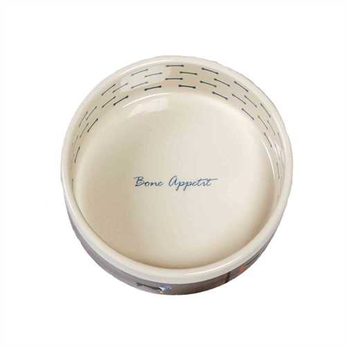 FatFace Marching Dogs Dog Bowl