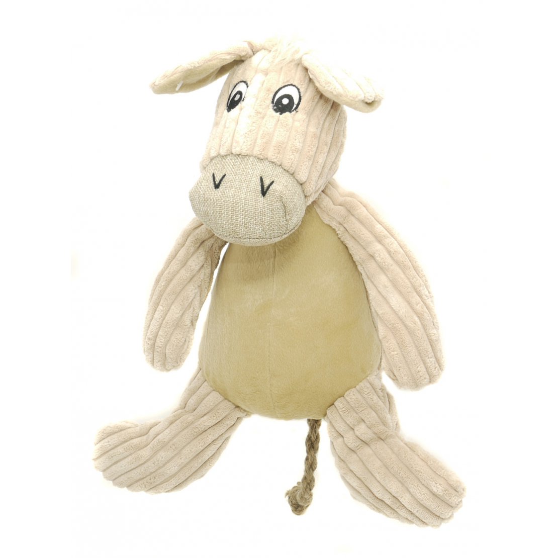 Danish Designs Doris the Natural Donkey Dog Toy