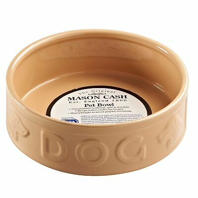 Mason Cash Cane Lettered Dog Bowl