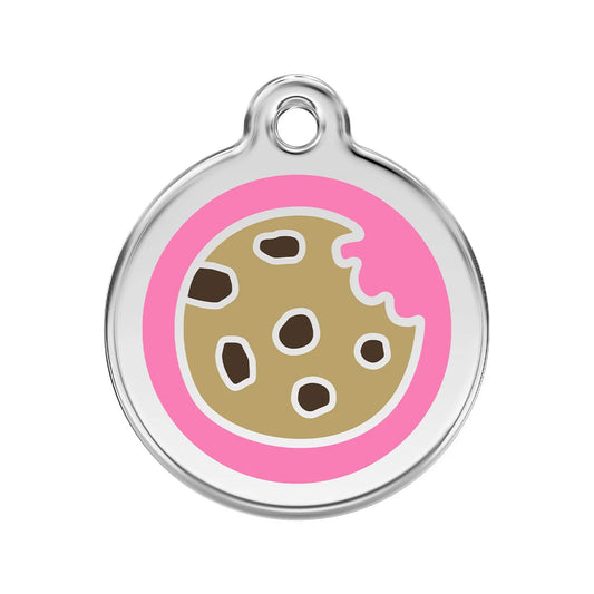 Red Dingo Enamel Dog Tag - Cookie