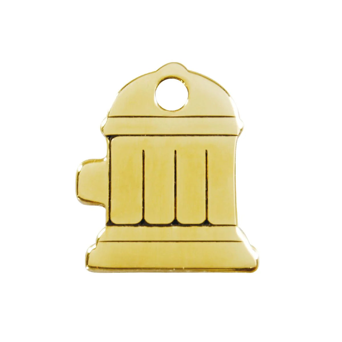 Red Dingo Brass "Fire Hydrant" Dog Tag