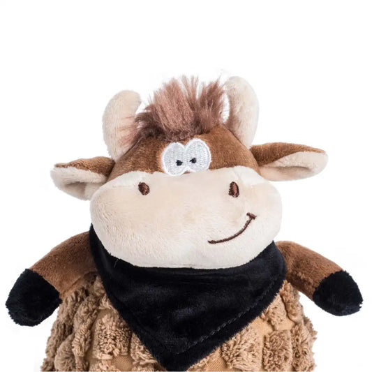 Petface Buddies Plush Chunky Cow Dog Toy