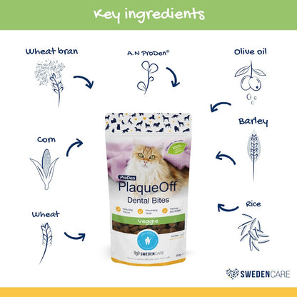 ProDen PlaqueOff Dental Bites for Cats 60g