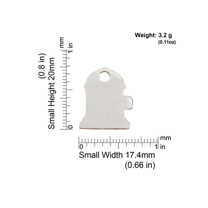 Red Dingo Stainless Steel "Fire Hydrant" Dog Tag