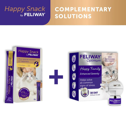 Feliway Happy Snack Cat Treats (Pack of 6)
