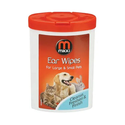 Mikki Ear Wipes for Large & Small Pets