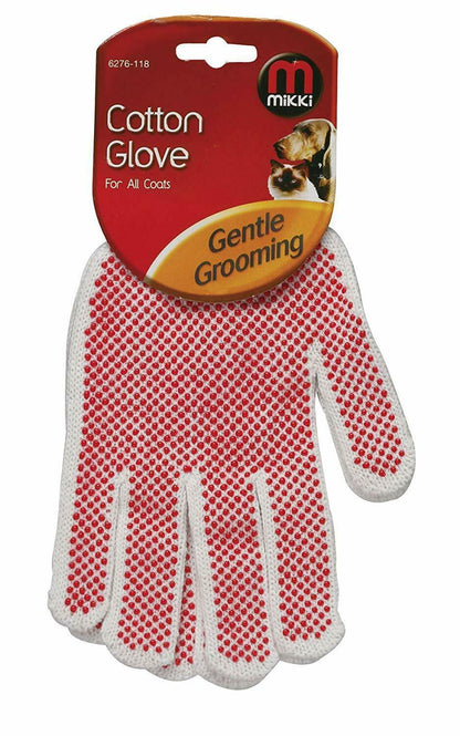 Mikki Cotton Grooming Gloves