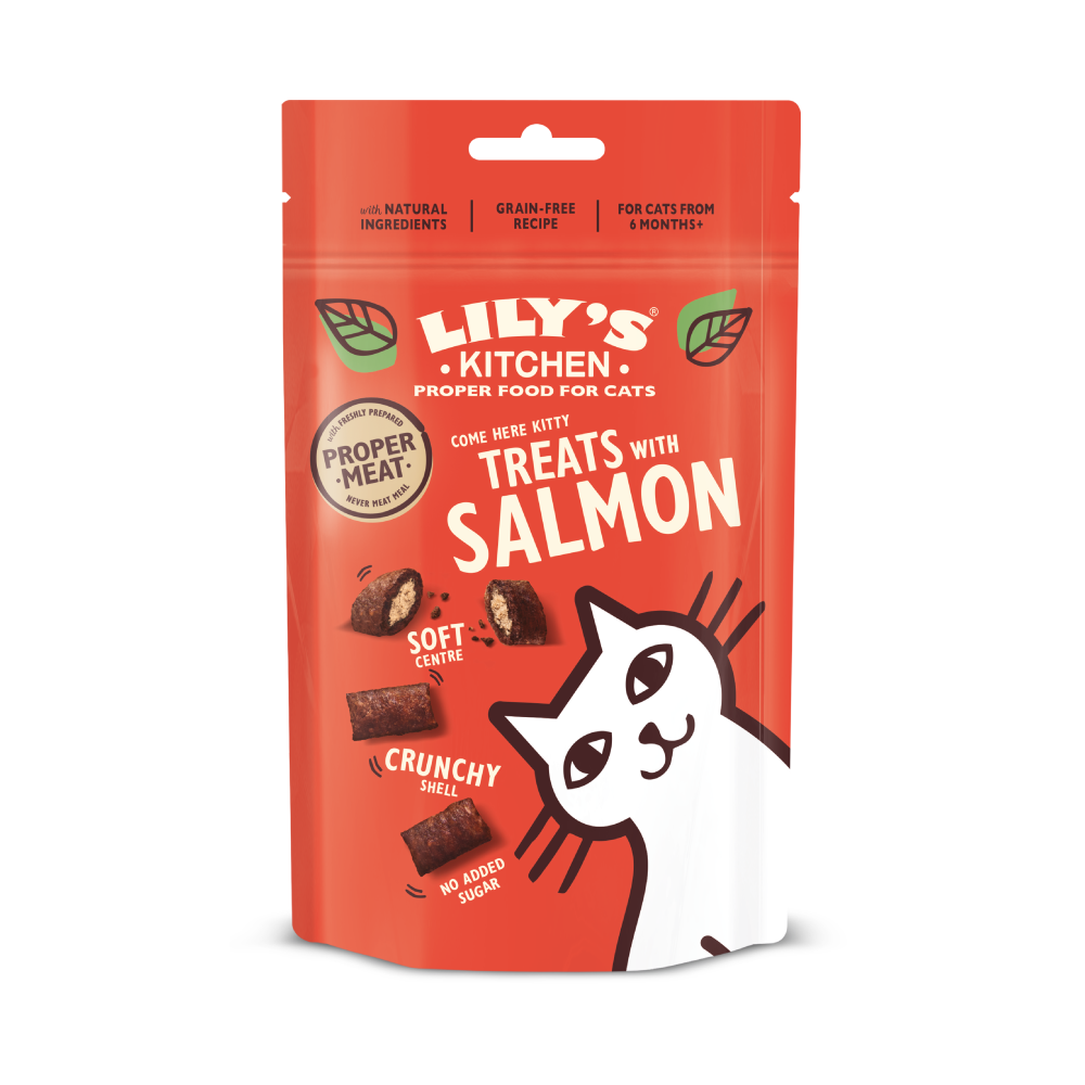 Lilys Kitchen Cat Salmon Treats 60g