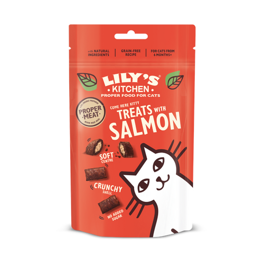 Lilys Kitchen Cat Salmon Treats 60g
