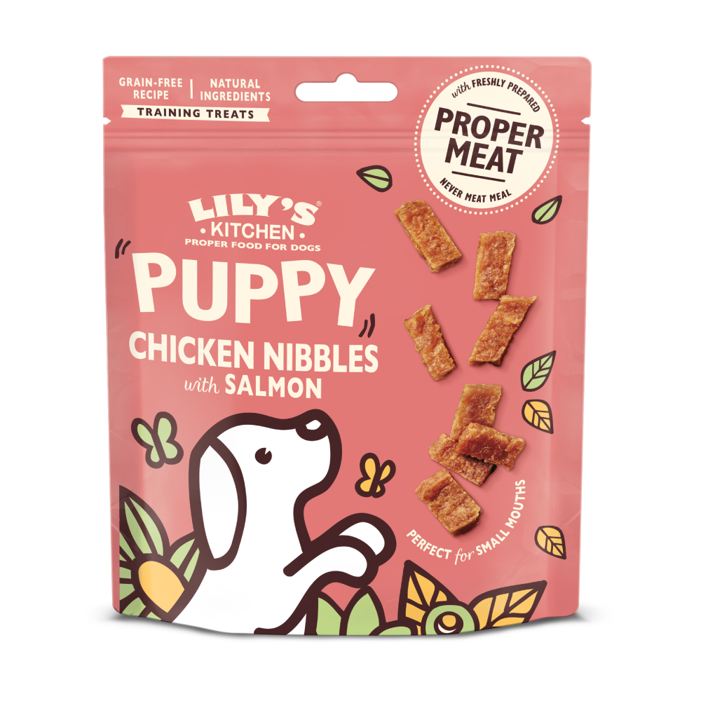 Lilys Kitchen Puppy Chicken & Salmon Nibbles 70g