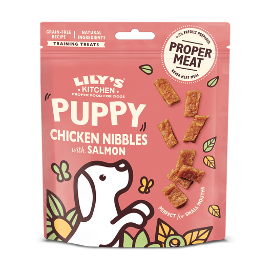 Lilys Kitchen Puppy Chicken & Salmon Nibbles 70g