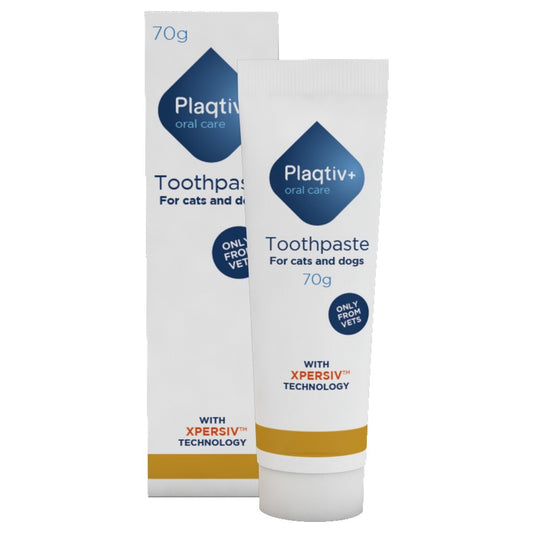 Plaqtiv+ Toothpaste for Cats and Dogs (Malt Flavour) 70g