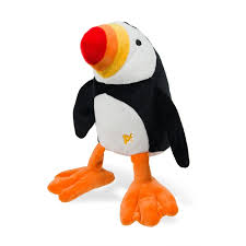 Petface Buddies Pana Puffin Parrot Dog Toy
