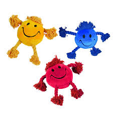 Happy Pet® Plush Happy Faces Rope Toy for Dogs