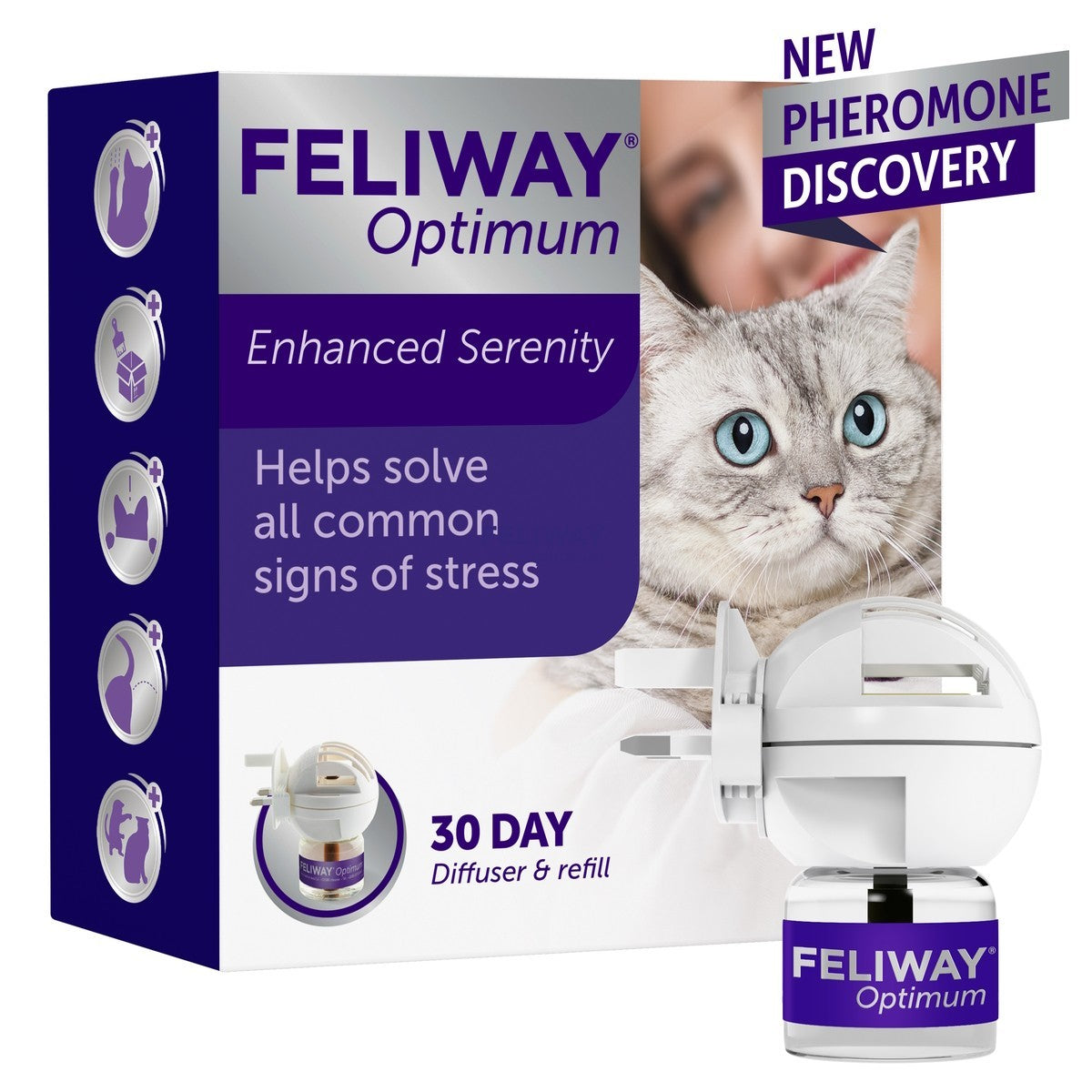 Feliway Optimum Diffuser 30 Day Starter Kit