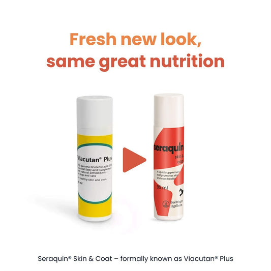 Seraquin Skin & Coat for Cats & Dogs 95ml (Pump Bottle)