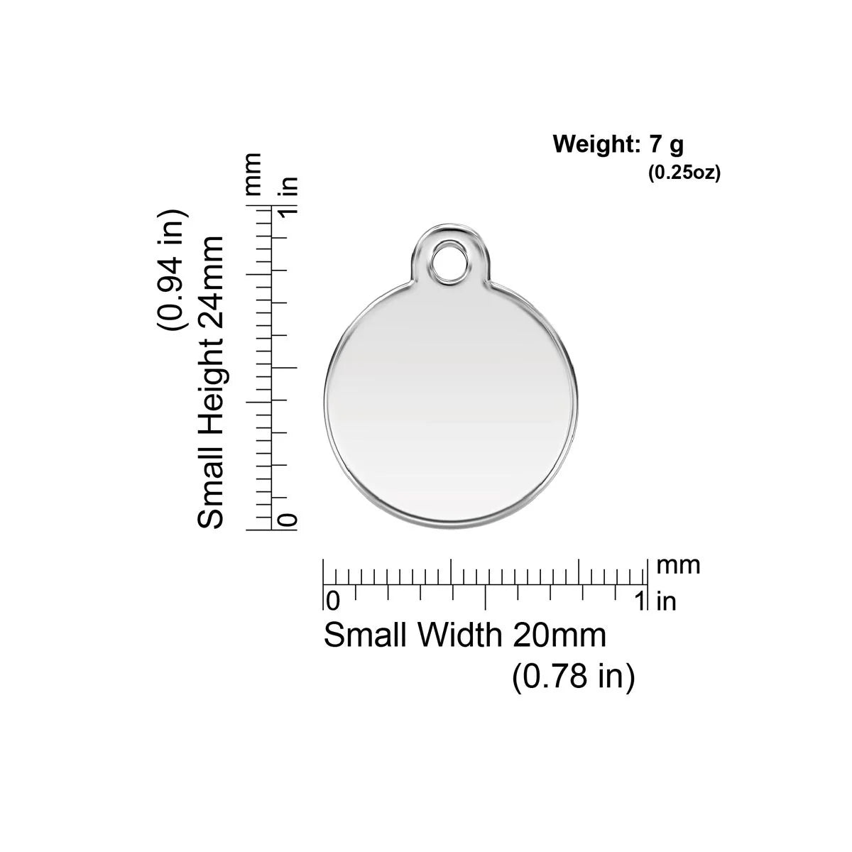 Red Dingo "Ying & Yang" Enamel Dog Tag
