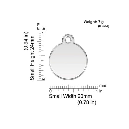 Red Dingo "Winner" Enamel Dog Tag