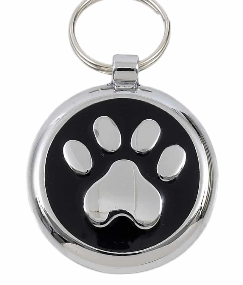 Tagiffany Luxury Pet ID Tag - Smartie - Paw Print