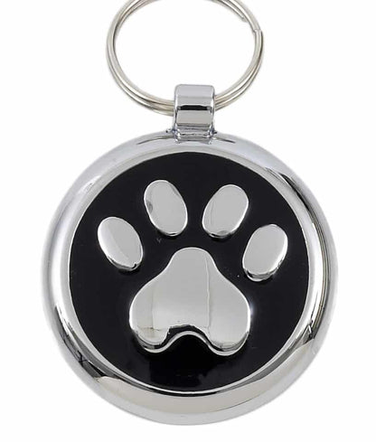 Tagiffany Luxury Pet ID Tag - Smartie - Paw Print