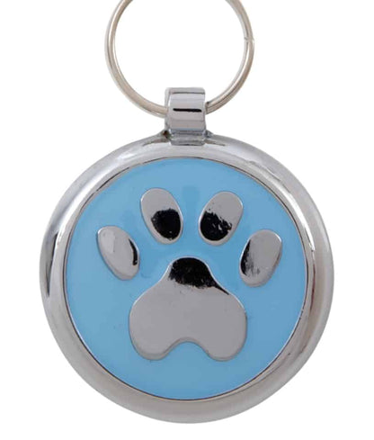 Tagiffany Luxury Pet ID Tag - Smartie - Paw Print