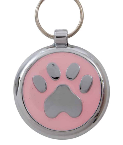 Tagiffany Luxury Pet ID Tag - Smartie - Paw Print