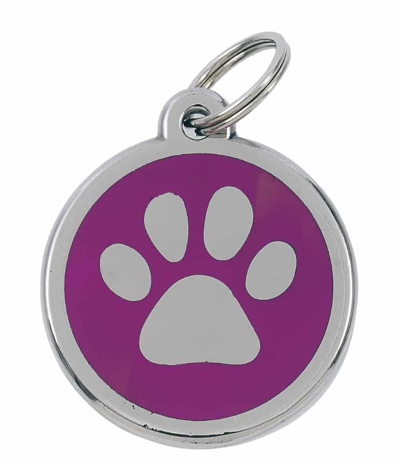 Tagiffany Luxury Pet ID Tag - Sweetie - Paw Print