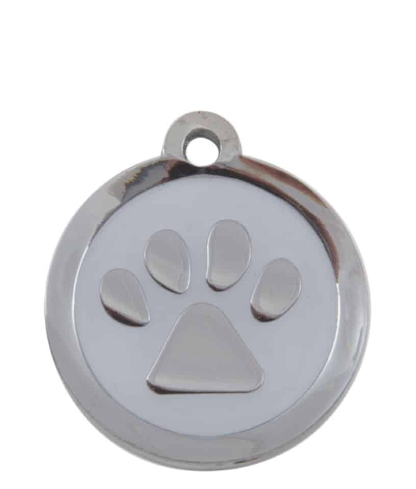 Tagiffany Luxury Pet ID Tag - Sweetie - Paw Print
