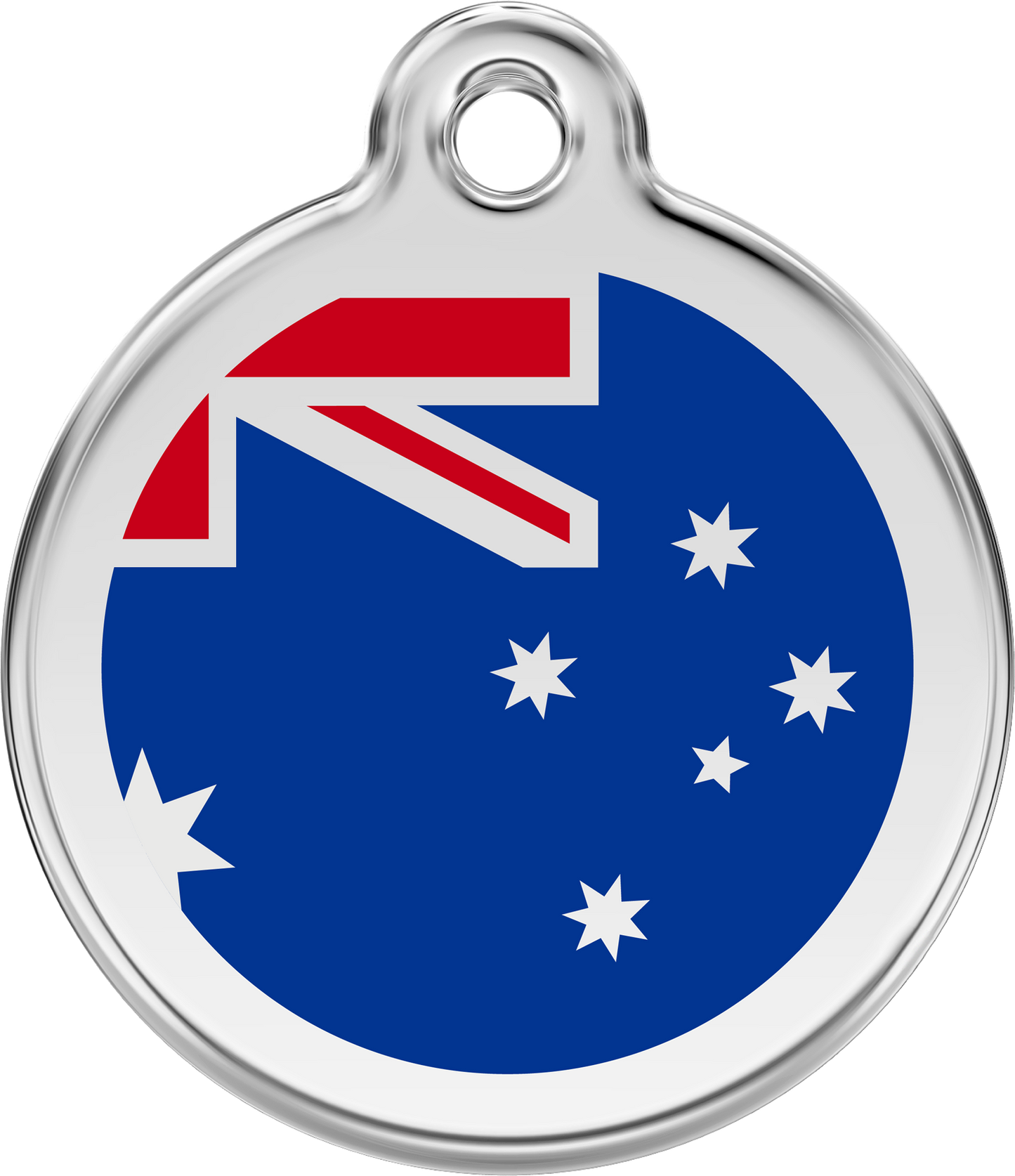 Red Dingo ''Flags'' Enamel Dog Tag