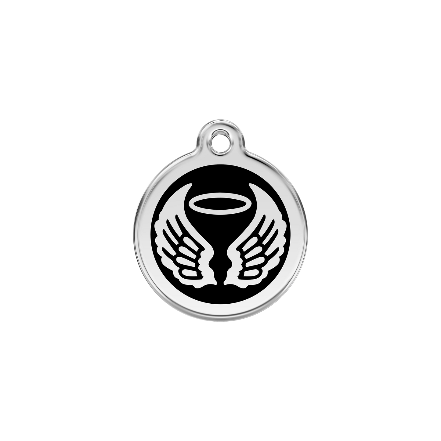 Red Dingo Enamel Dog Tag - Angel Wings