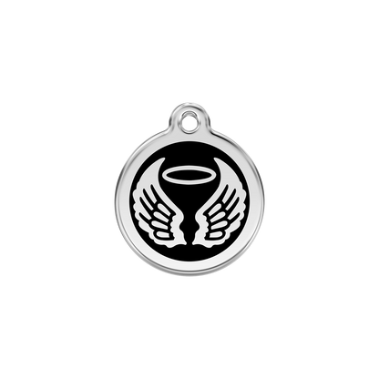 Red Dingo Enamel Dog Tag - Angel Wings