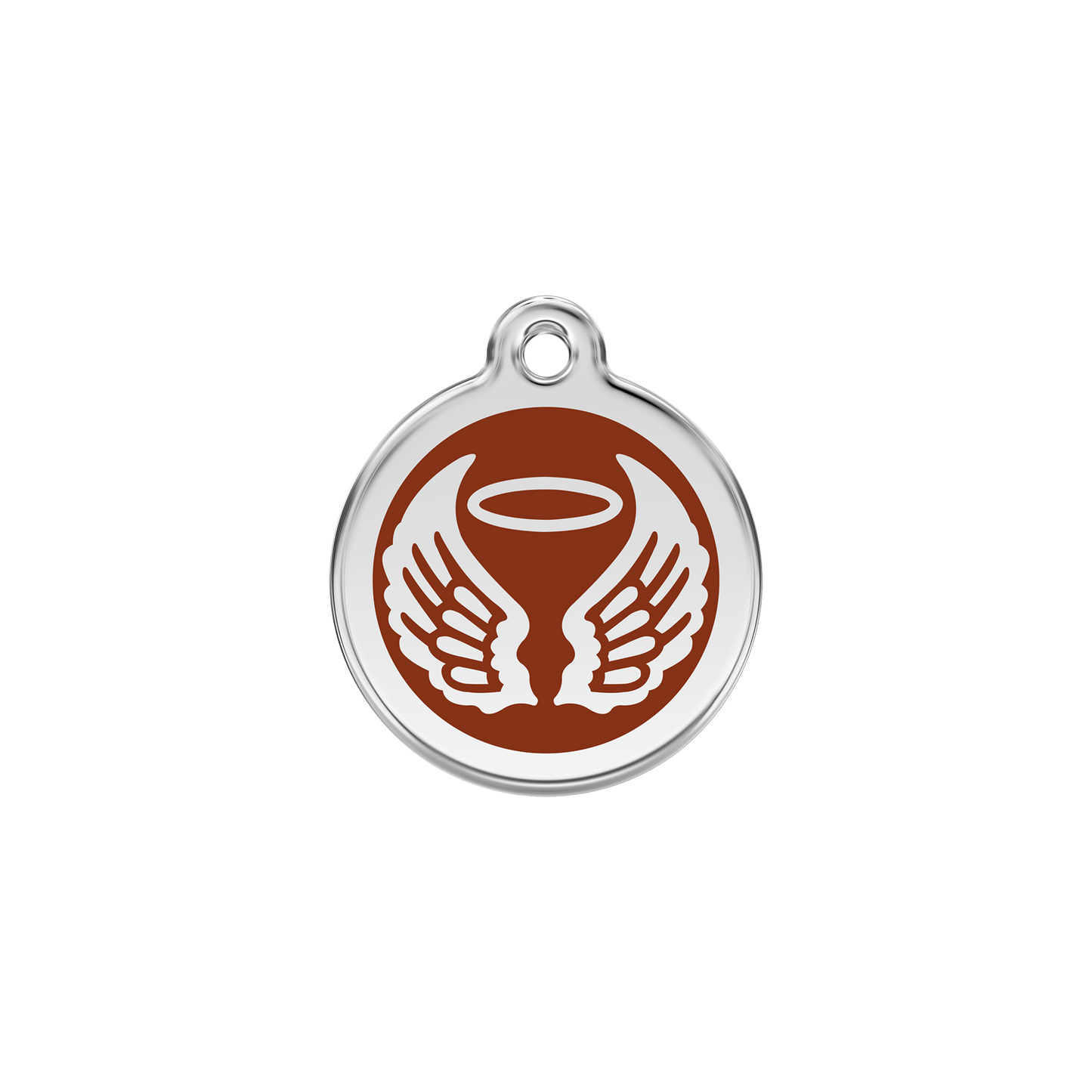 Red Dingo Enamel Dog Tag - Angel Wings