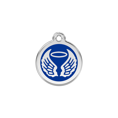 Red Dingo Enamel Dog Tag - Angel Wings