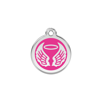 Red Dingo Enamel Dog Tag - Angel Wings