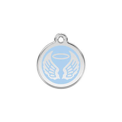 Red Dingo Enamel Dog Tag - Angel Wings