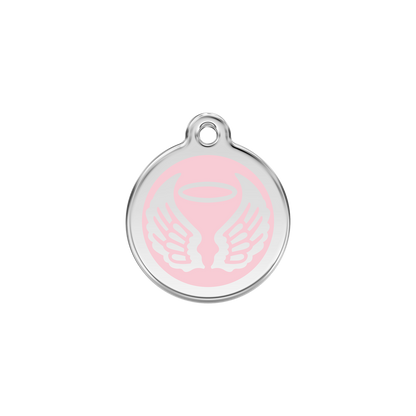 Red Dingo Enamel Dog Tag - Angel Wings
