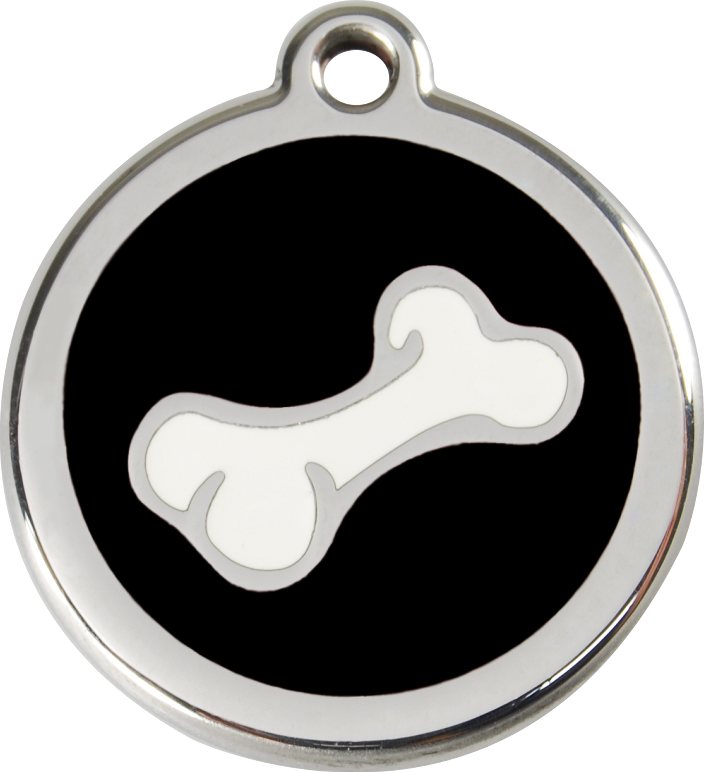 Red Dingo Enamel Dog Tag - Bone 2
