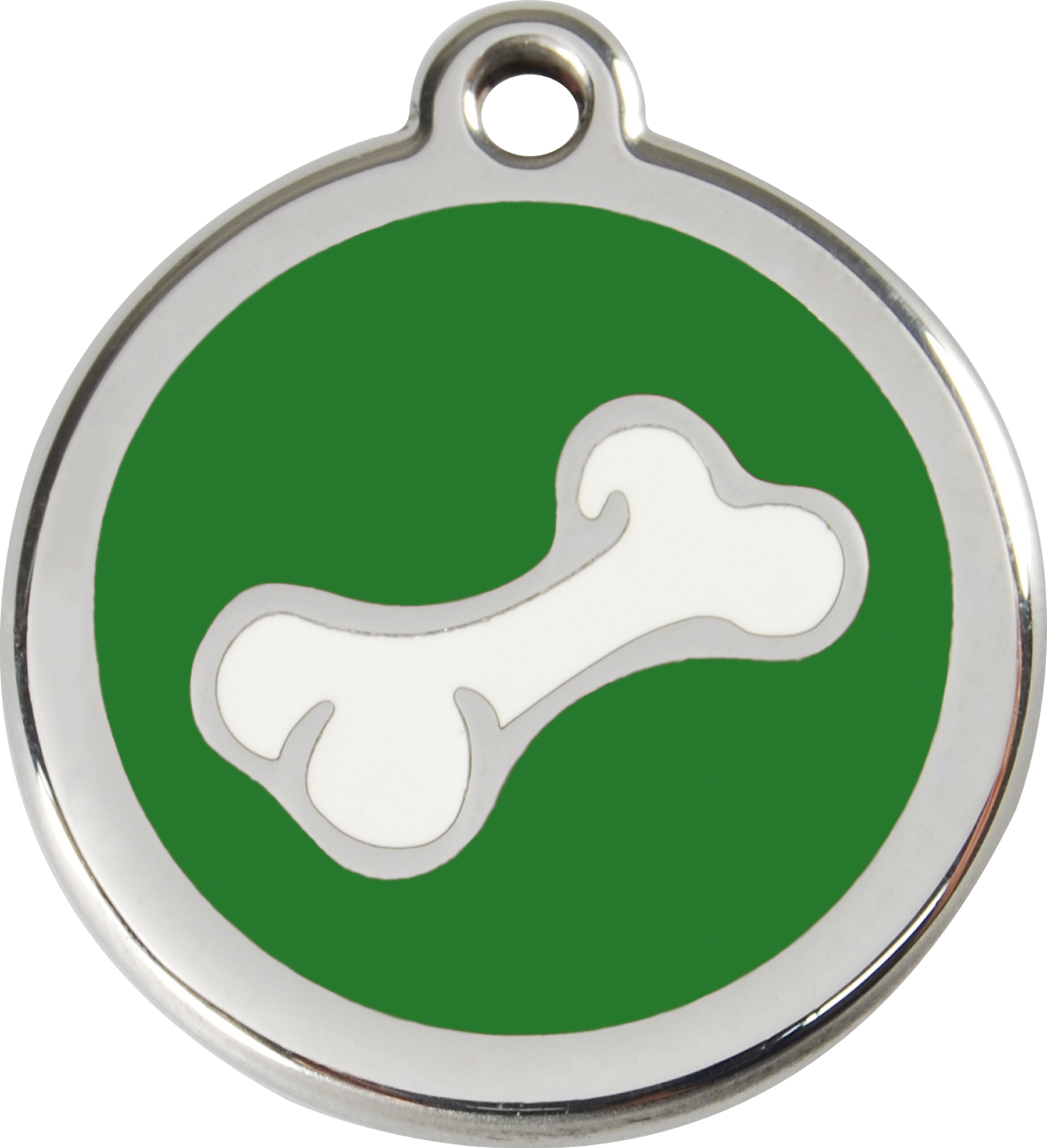 Red Dingo Enamel Dog Tag - Bone 2