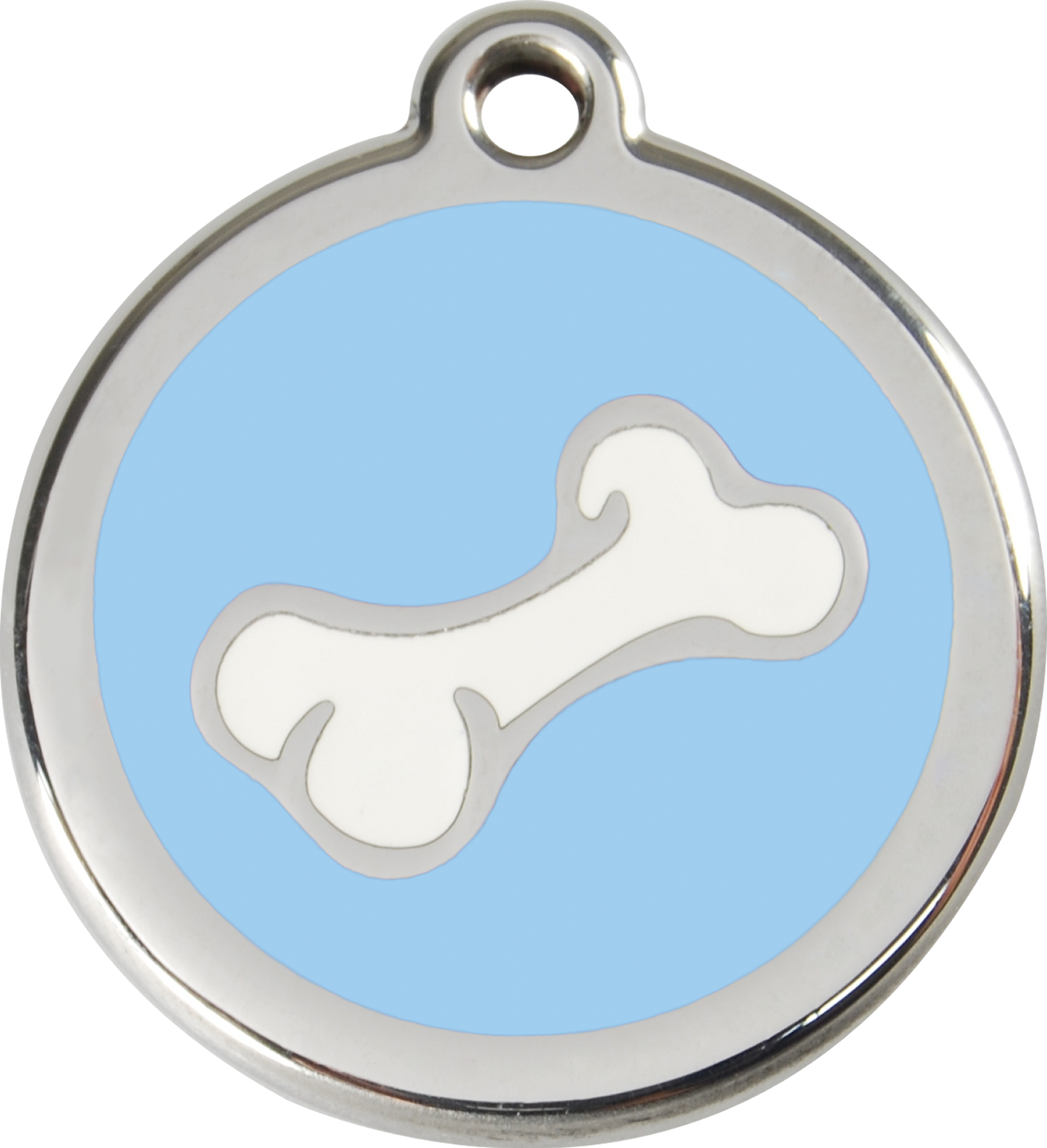 Red Dingo Enamel Dog Tag - Bone 2