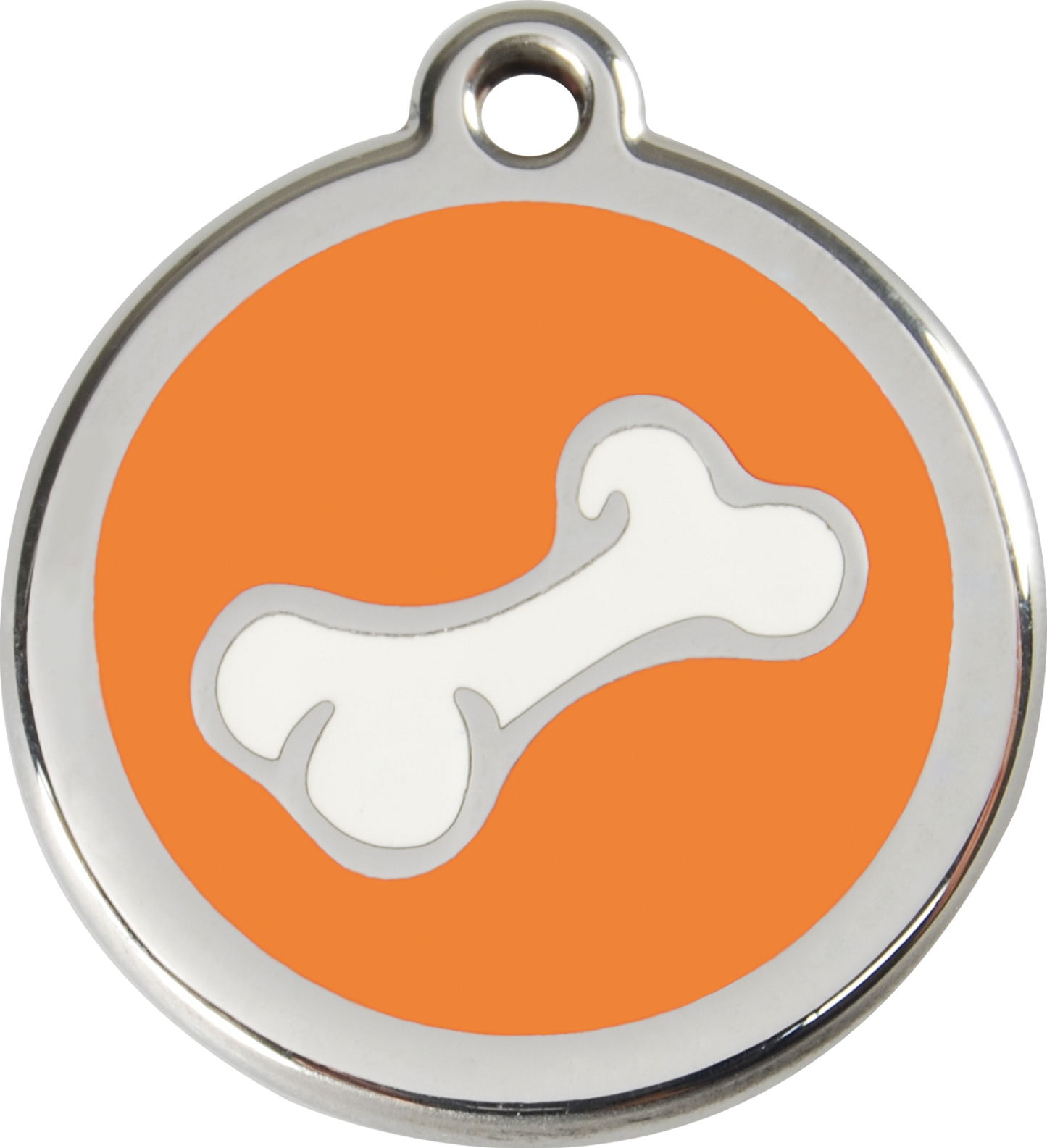 Red Dingo Enamel Dog Tag - Bone 2
