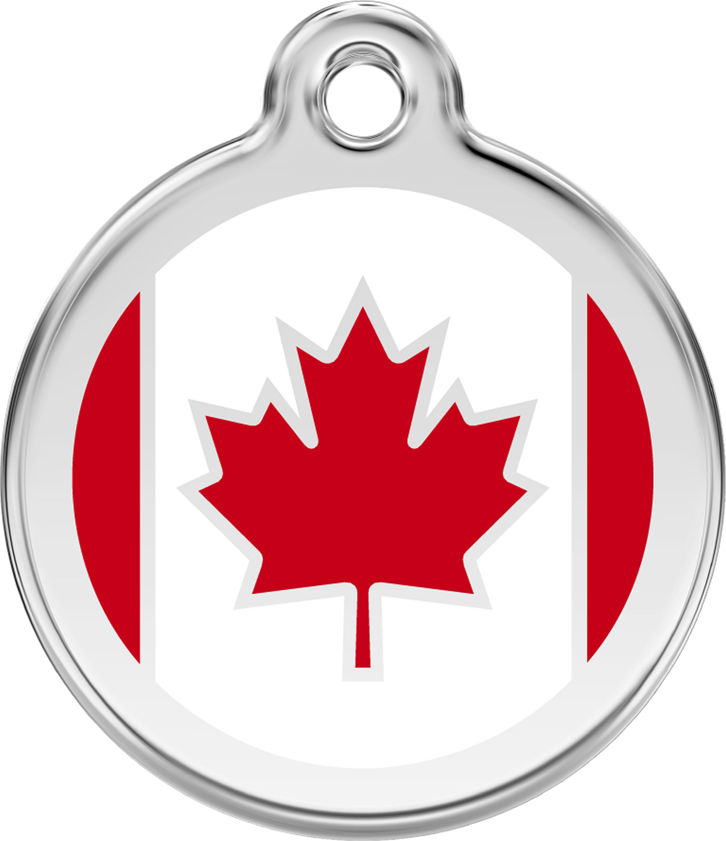 Red Dingo ''Flags'' Enamel Dog Tag