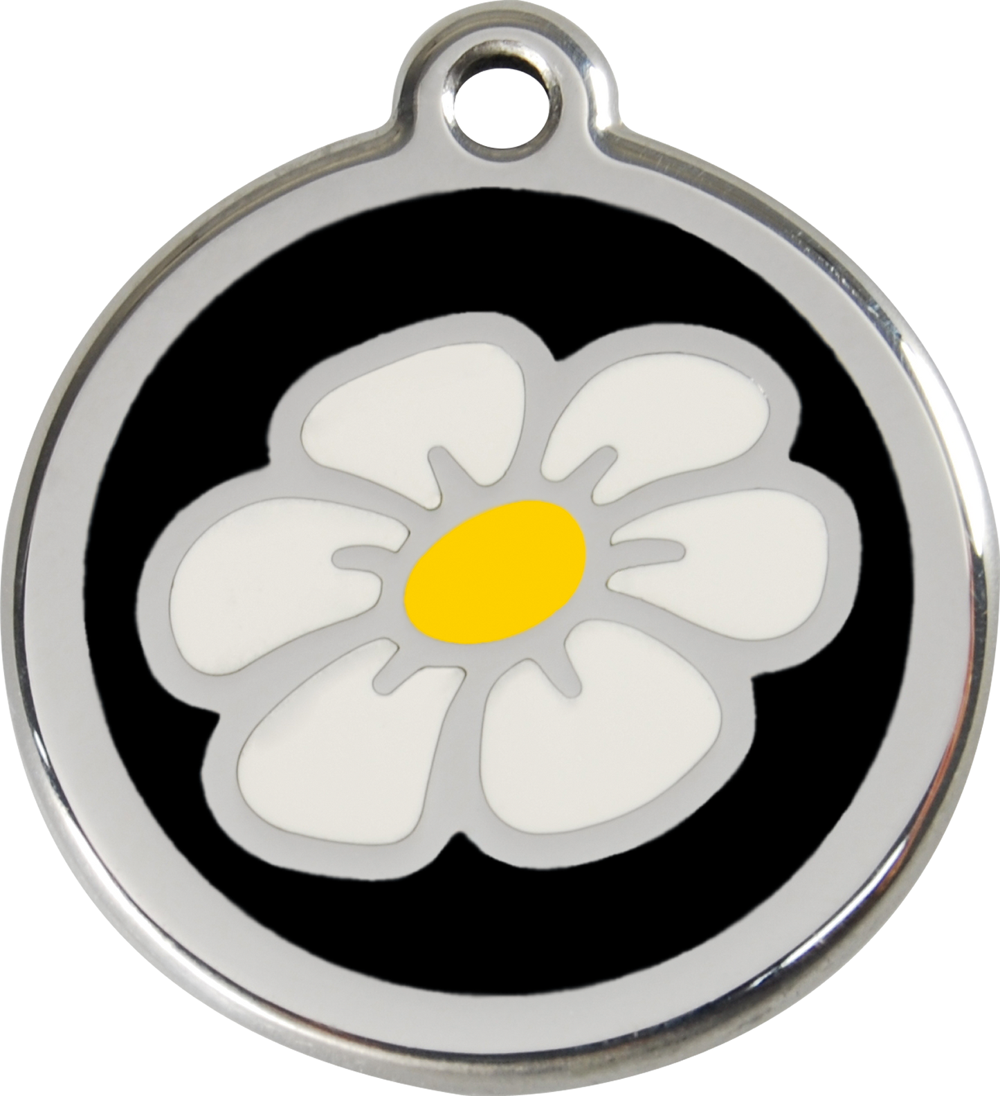 Red Dingo Enamel Dog Tag - Daisy