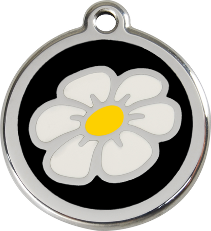 Red Dingo Enamel Dog Tag - Daisy