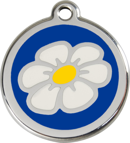 Red Dingo Enamel Dog Tag - Daisy